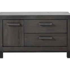 TV-meubel Hevano (102 Cm) grafiet eiken hout