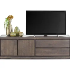 TV-meubel Lavio (164 cm) eiken grafiet