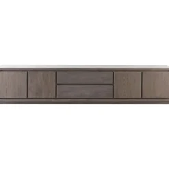 Tv-meubel Lavio grafiet eikenhout 242 cm