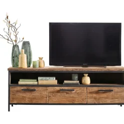 TV-meubel Romaro (147 Cm) teakhout mix rough