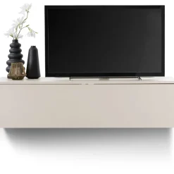 Tv-meubel Simeto 140 cm grijs