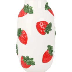 Vaas Bellariva met aardbeien