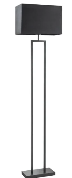 Vloerlamp Tarante (lampvoet h141) mat zwart