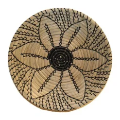 Wandhanger Arcana rond 38 cm bruin zwart