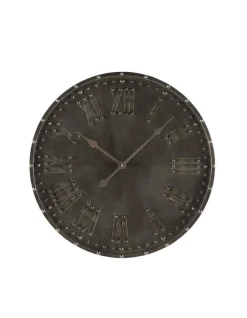 Wandklok Nimar rond 60cm bruin