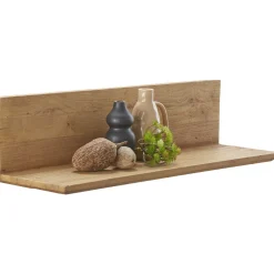 Wandplank Aska 80cm teak naturel brushed