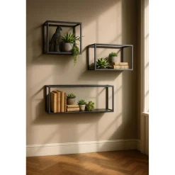 Wandrek Carpino 60cm metaal