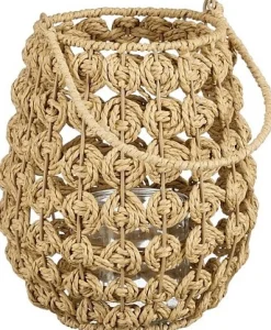 Windlicht Novellara bruin large